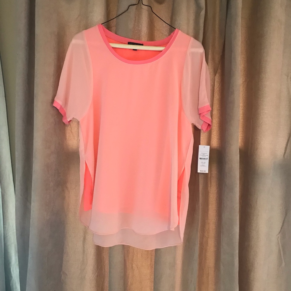 Signature Studio pink lined top